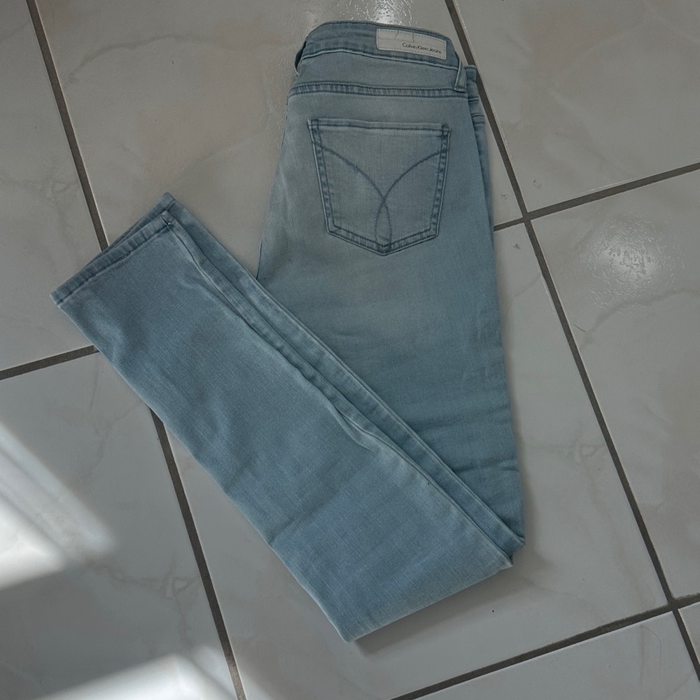 Calvin Klein Jeans Women's Light Blue Skinny Jeans